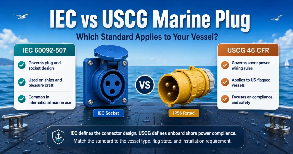 IEC vs USCG Marine Watertight Plugs