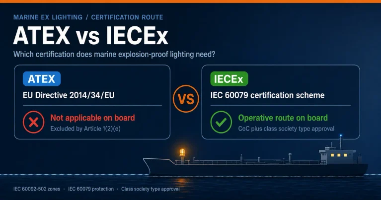 ATEX vs IECEx 5 Marine Lighting Rules You Must Know